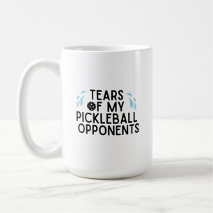 Witzige Tränen meiner Pickleball-Gegner Typografie Kaffeetasse