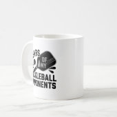 Witzige Tränen meiner Pickleball-Gegner Typografie Kaffeetasse (Vorderseite Links)