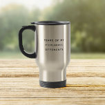 Witzige Tränen meiner Pickleball-Gegner Typografie Reisebecher<br><div class="desc">Moderne Reisekaffeemasse,  die TEARS MEINER PICKLEBALL-OPPONENTE in einem trendigen minimalistischen Typografie-Design liest.</div>