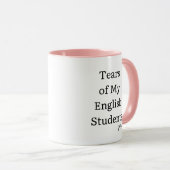 Witzige Tränen meiner Schüler | Englischlehrer Tasse (VorderseiteRechts)