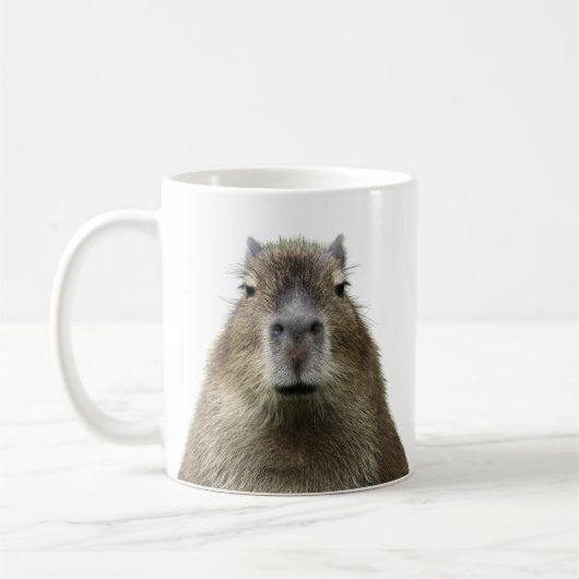 Witzige und niedliche Tasse Capybara (Links)