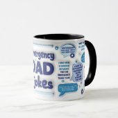 Witzige Vater-Witze/Vatertag Tasse (VorderseiteRechts)
