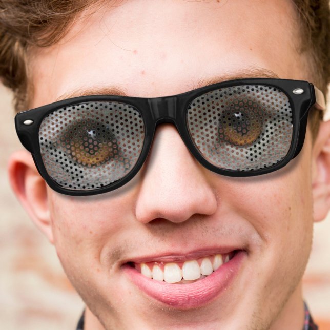 witzige, verrückte Katzenaugen Partybrille (funny novelty crazy cat eyes retro sunglasses)