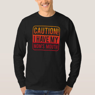 Witzige Vorsicht, ich habe die Mund-Sarazenen Jo m T-Shirt