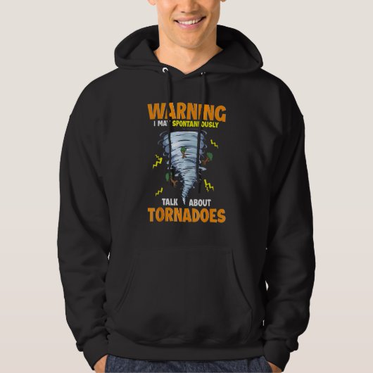 Witzige Warnung - spontan über Torna Hoodie (Vorderseite)