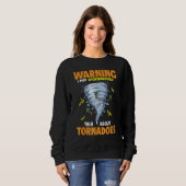Witzige Warnung - spontan über Torna Sweatshirt (Vorne ganz)