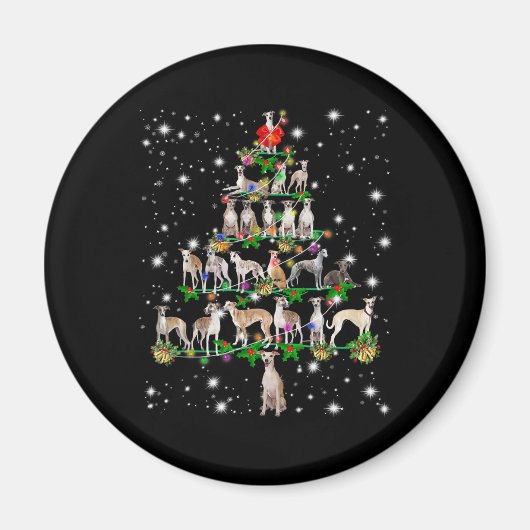 witzige Weihnachtsbaumdekoration Magnet (Vorne)