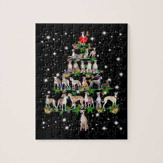 witzige Weihnachtsbaumdekoration Puzzle (Vertikal)