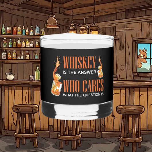 Witzige Wortart Whiskyglas