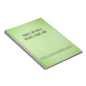 Witzige Zitate Dinge, die ich übersehen habe Behal Notizblock (Rechte Seite)