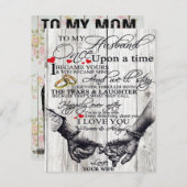 Witzige Zitate für mein Ehemann | Geschenk für Ehe Einladung (Vorne/Hinten)