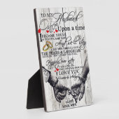 Witzige Zitate für mein Ehemann | Geschenk für Ehe Fotoplatte (Seite)