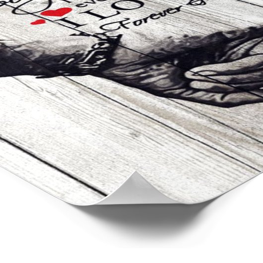 Witzige Zitate für mein Ehemann | Geschenk für Ehe Poster (Ecke)