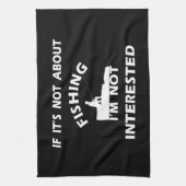 witzige Zitate über Angelfreunde Geschirrtuch (Vertikal)