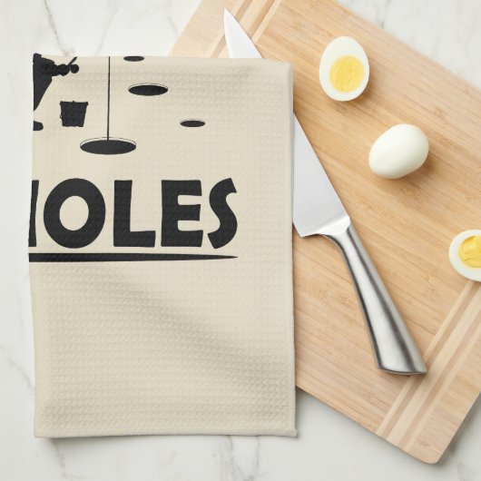 witzige Zitate über Eisfischer Geschirrtuch (Viertel Falte)