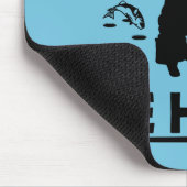 witzige Zitate über Eisfischer Mousepad (Ecke)