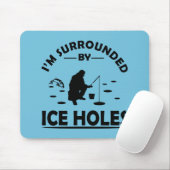 witzige Zitate über Eisfischer Mousepad (Mit Mouse)