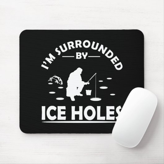 witzige Zitate über Eisfischer Mousepad (Mit Mouse)