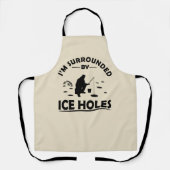 witzige Zitate über Eisfischer Schürze (Vorderseite)