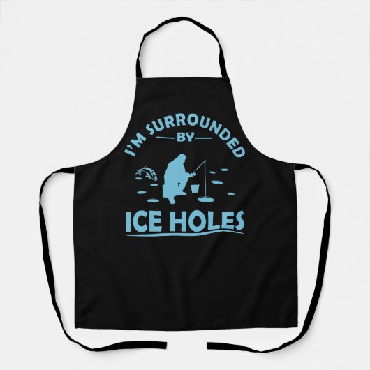 witzige Zitate über Eisfischer Schürze (Vorderseite)