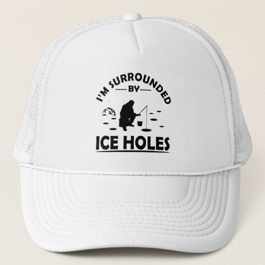 witzige Zitate über Eisfischer Truckerkappe (Vorderseite)