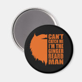 witzige Zitate über Ingwer-Bart Magnet (Vorderseite/Rückseite)