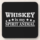 witzige Zitate über Whiskey-Liebhaber Getränkeuntersetzer (Vorderseite)