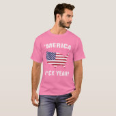 Witzigen Shirts - AMERIKA, F*CK YEAH! (Vorne ganz)