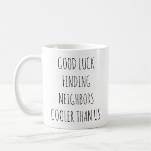 Witziger Abschied Viel Glück beim Finden kühlerer Kaffeetasse