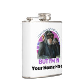 Witziger Affenname Ich weiß nicht, was Ereignis is Flachmann (Rechts)