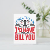 Witziger Anwalt, den ich dir sagen könnte, aber ic Postkarte (Stehend Vorderseite)