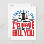 Witziger Anwalt, den ich dir sagen könnte, aber ic Postkarte (Vorne/Hinten)