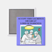 Witziger Arzt! Magnet (Vorderseite/Rückseite)