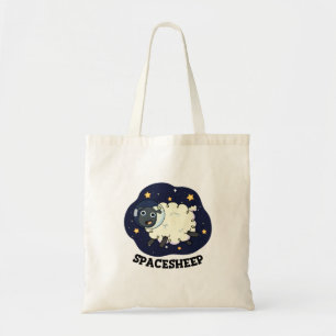 Witziger Astronauten-Schaf-Wortwitz Tragetasche