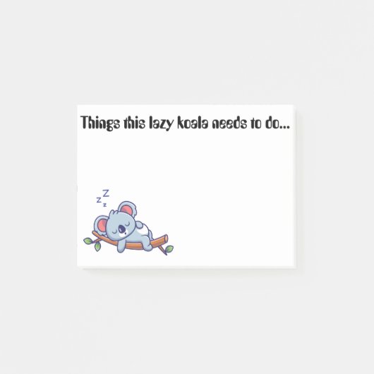 Witziger Beitrag Post-it Klebezettel (Vorderseite)