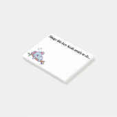 Witziger Beitrag Post-it Klebezettel (angewinkelt)