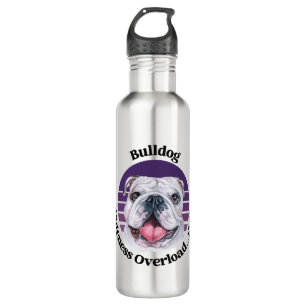 Witziger Bulldog Edelstahlflasche