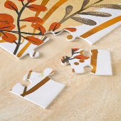 witziger Cartoon Sea Otter Floating im Ozean Puzzle (Seite)