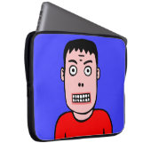 Witziger Charakter 01 Laptopschutzhülle (Vorne Rechts)