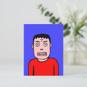 Witziger Charakter Postkarte (Stehend Vorderseite)