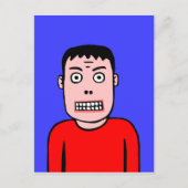 Witziger Charakter Postkarte (Vorderseite)