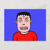 Witziger Charakter Postkarte (Vorderseite)