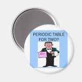 witziger Chemiekwitz Magnet (Vorderseite/Rückseite)