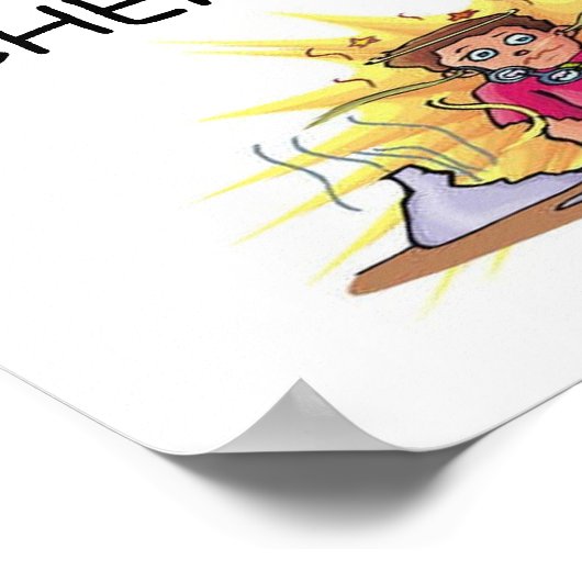 witziger Chemiekwitz Poster (Ecke)