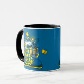 Witziger Clown Kaffeebecher Tasse (Vorderseite Links)