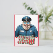 witziger Erfolg bald Postkarte (Stehend Vorderseite)