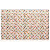 witziger Erntedank, der Truthühner abhält Stoff (Yard (91,4 cm))