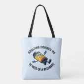 Witziger Erwachsenenkampf Tasche (Rückseite)