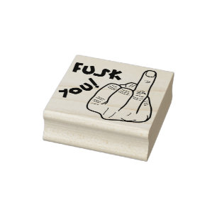 Witziger Fake-F-Bomb-Witz – Zensiertes Schimpfwort Gummistempel