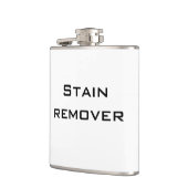 Witziger "Fleckenentferner" Flachmann (Links)